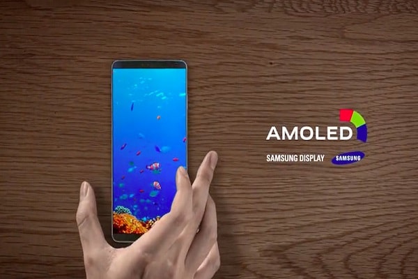 Amoled được sản xuất bởi Samsung