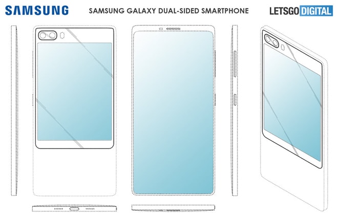 Hình ảnh về bằng sáng chế của Samsung.


